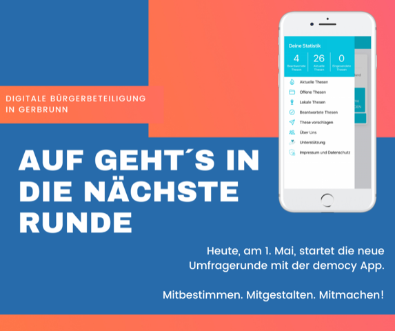Digitale Bürgerbeteiligung in Gerbrunn – Start der nächsten Umfragerunde