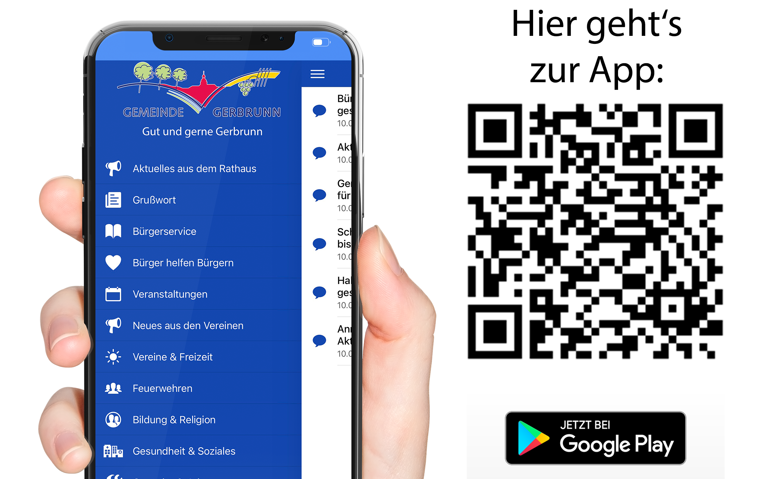 Gemeinde Gerbrunn – jetzt auch als App